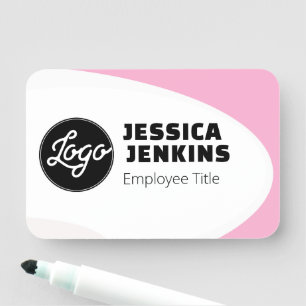 Magnetic Company Employee Staff Personalize Custom Name Tag