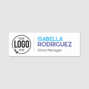 Magnetic Company Employee Staff Personalize Custom Name Tag
