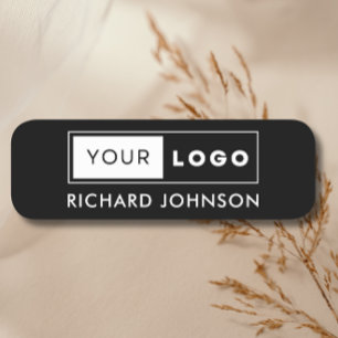 Magnetic Company Logo Employee Name Tag