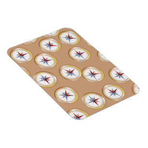 Magnetic Compass pattern Magnet