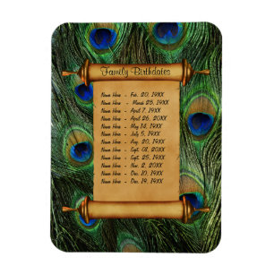 Magnetic Family Birthday Reminder - Customise Magnet