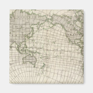 Magnetic Map of the World Magnet