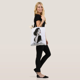 Magnetic. Minimalist Statement  Cotton Tote Bag
