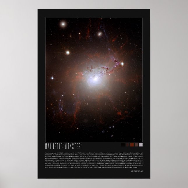 Magnetic monster (NGC 1275) Poster (Front)