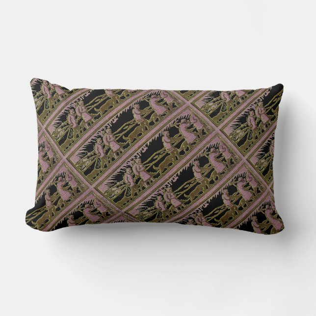 "Magnetic North" Lumbar Cushion (Front)