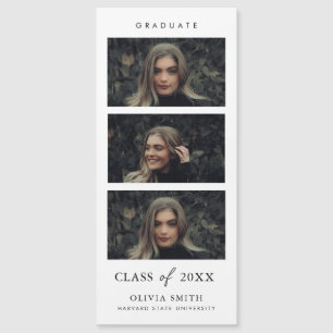 Magnetic Photo Strip Graduation Party Announcement