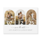 Magnetic Save The Date Wedding Arch Photo Card