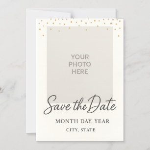 Magnetic Save the Date Wedding Card – 5x7 Inch