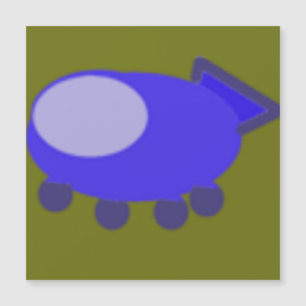 Magnetic Spaceship Card