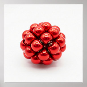 Magnetic Sphere Stress Ball Poster