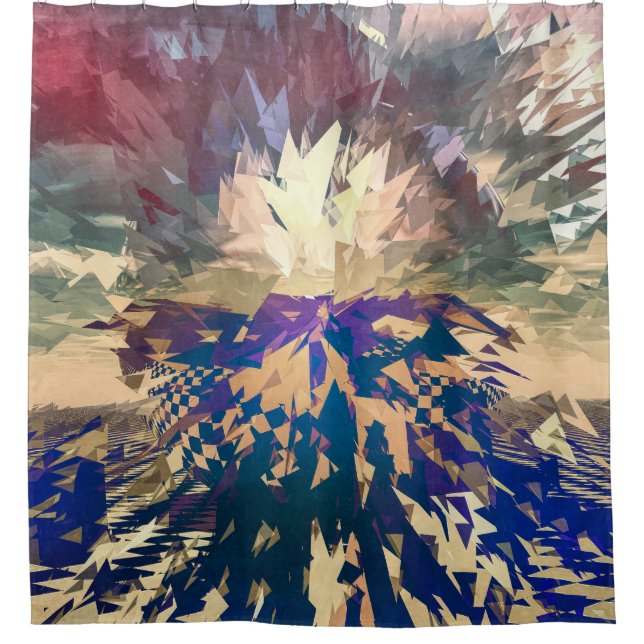 Magnetic Storm Shower Curtain (Front)