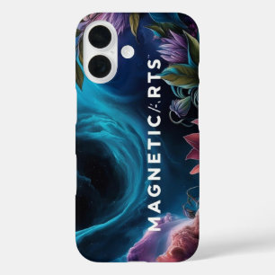 MagneticArts: Floral Nebula iPhone 16 Case