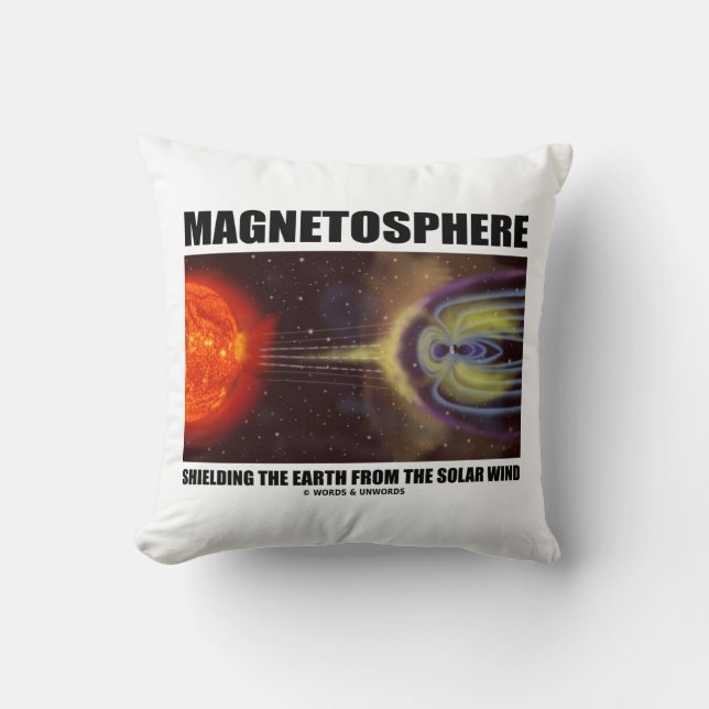 Magnetosphere Shielding Earth From Solar Wind Cushion (Front)