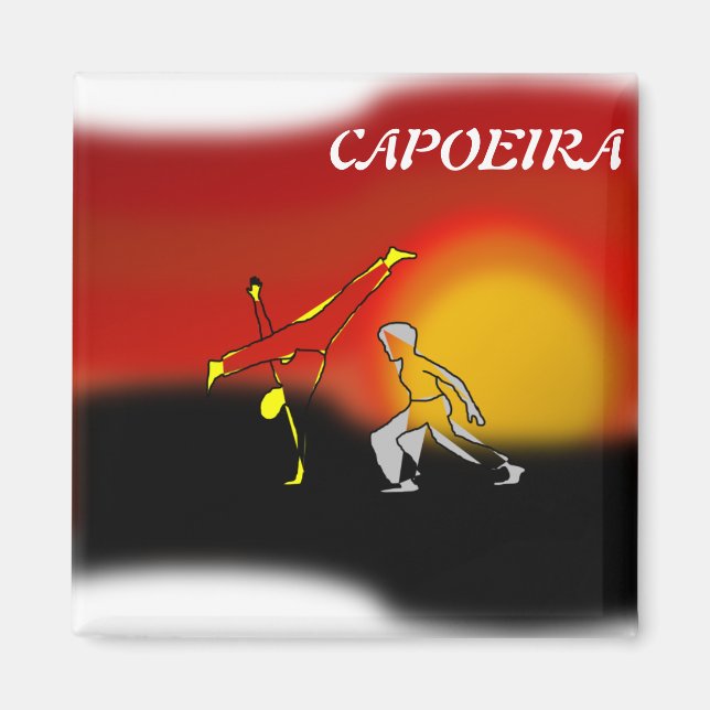 magnets capoeira martial arts axe ginga (Front)