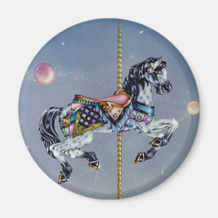 Magnets - Grey Mare Carousel Horse