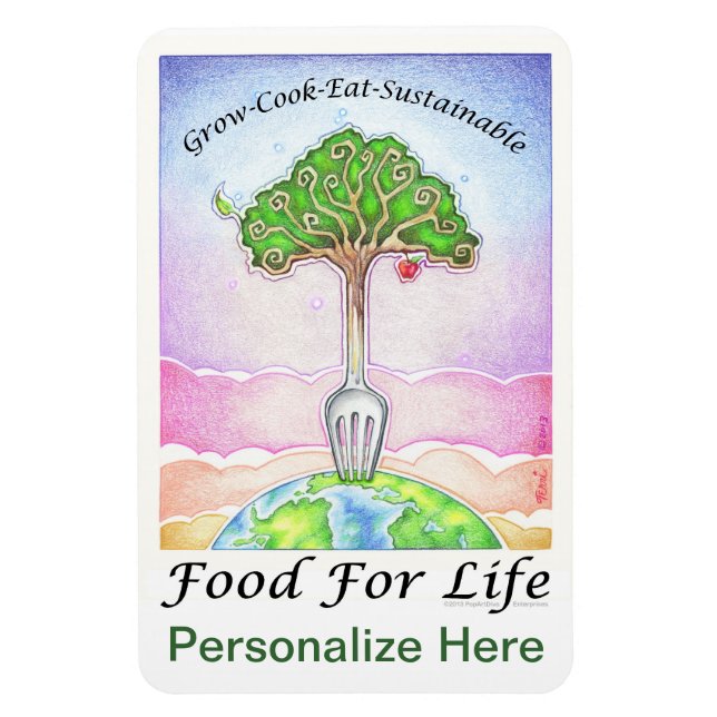 MAGNETS - GROW, COOK, EAT SUSTAINABLE (Vertical)