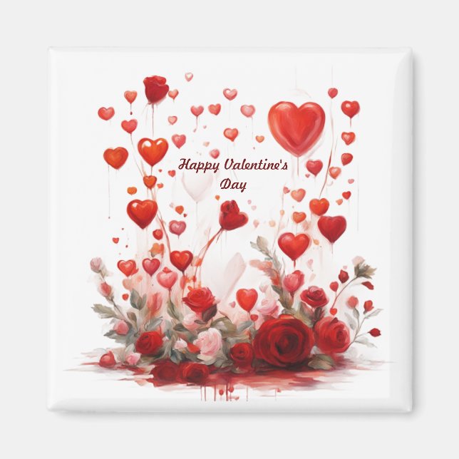 Magnets Happy Valentine's Day (Front)