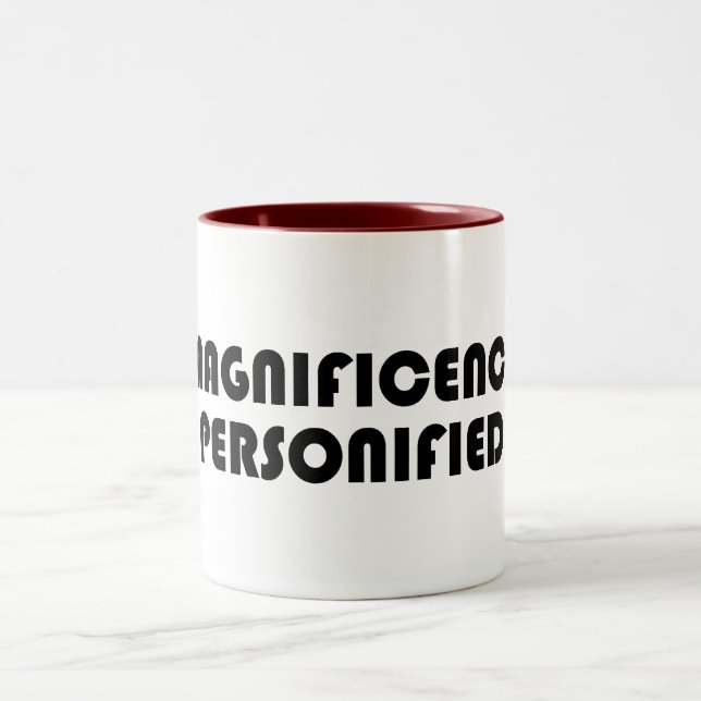 Magnificence Personified Two-Tone Coffee Mug (Center)