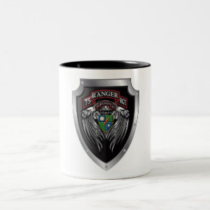 Magnificent 3rd Bat 75th Ranger Regimental Scroll Two-Tone Coffee Mug