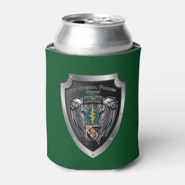 Magnificent 5th Special Forces Group (Airborne) Can Cooler (Can Front)