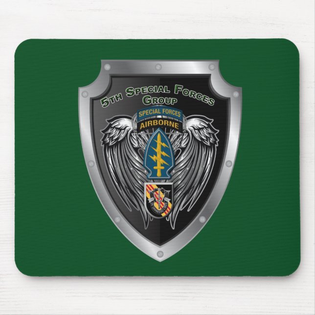 Magnificent 5th Special Forces Group (Airborne) Mouse Mat (Front)