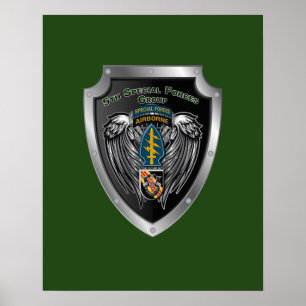 Magnificent 5th Special Forces Group (Airborne) Poster
