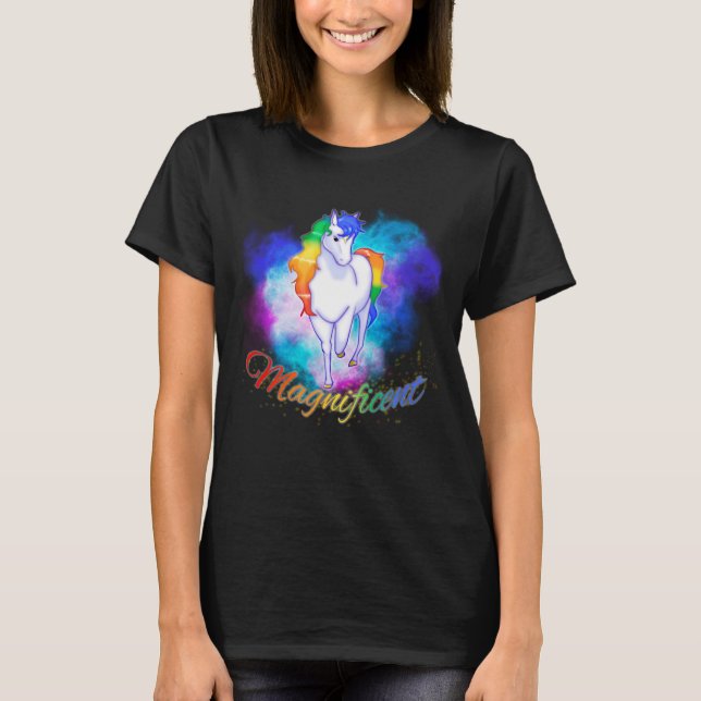 Magnificent 80s Horse T-Shirt (Front)