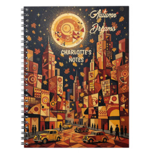 Magnificent Autumn In The Big City Notebook