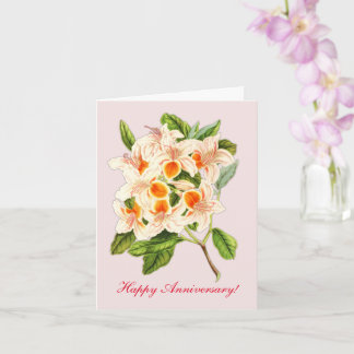 Magnificent azalea, Anniversary Card