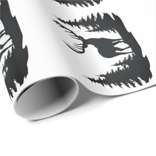 Magnificent Buck Among Pine Trees Wrapping Paper