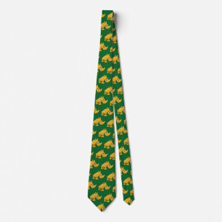 Magnificent Cartoon Rhinoceros Tie