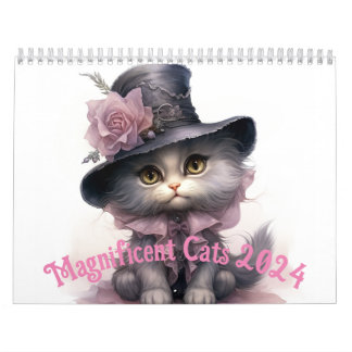 Magnificent Cats Calendar 2024