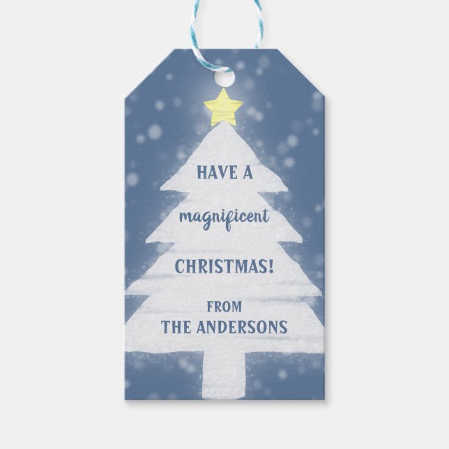 Magnificent Christmas Gift Tags (Front)