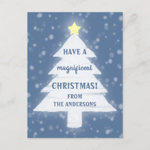 Magnificent Christmas Holiday Postcard