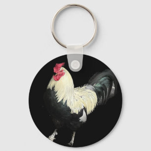 Magnificent Cockerel No 1  Key Ring
