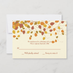 Magnificent Fall Response Card