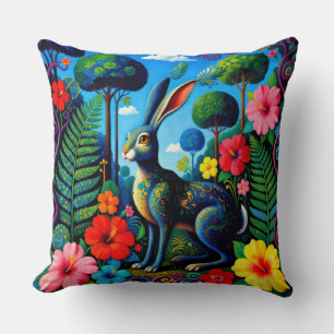 Magnificent Hare Animal Cushion