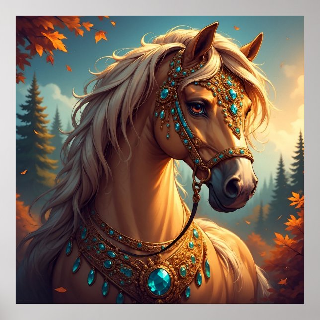 Magnificent horse poster (Front)