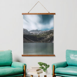 Magnificent lake Krn with mountain Krn, Slovenia Hanging Tapestry