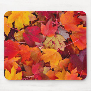 Magnificent Maple Leaves Mouse Mat