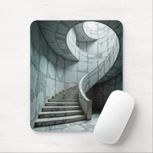 Magnificent Marble Spiral Staircase Mouse Mat