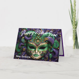 💚💜💛 Magnificent Mardi Gras Card