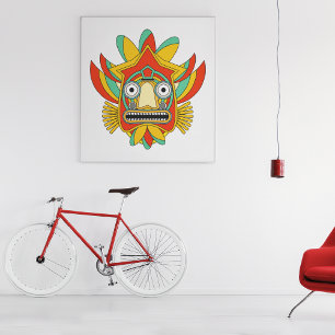Magnificent Mask Canvas Print