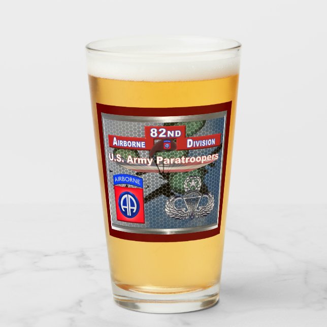 Magnificent Master Jump Wings 82nd Airborne Divisi Glass (Front Filled)