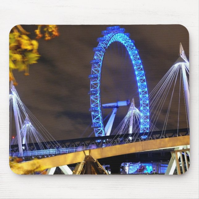 Magnificent! Millennium Wheel London Mouse Mat (Front)