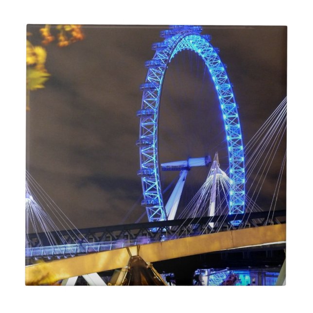 Magnificent! Millennium Wheel London Tile (Front)