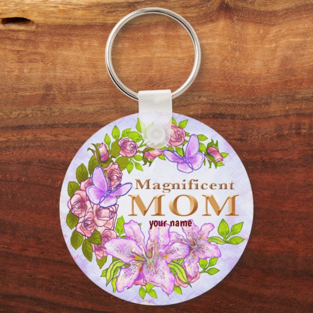 Magnificent Mum  keychain  (Front)