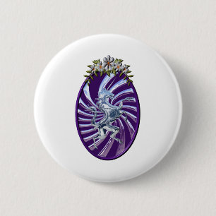 Magnificent Mythical Unicorn 6 Cm Round Badge