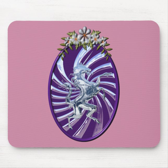 Magnificent Mythical Unicorn Mouse Mat (Front)
