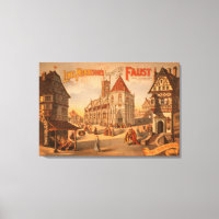 Magnificent New Faust Nuremberg Germany Poster